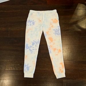 NEW GIRL'S VINTAGE HAVANA TIE DYE FLEECE SWEATPANTS JOGGERS PANTS Sz XL/ 16 $45